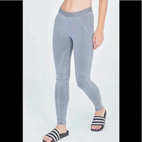 David Lerner Pants - Pigment Dye Moto Legging by David Lerner Sz.S NEW